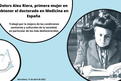 Dolors Aleu Riera, primera mujer en obtener el doctorado en Medicina en España