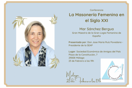 Conferencia la masonería femenina en el siglo XXI